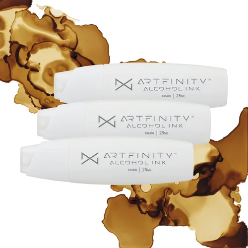 Artfinity Paquete de 3 tintas de alcohol, vibrantes, profesionales, a base de colorantes, para marcadores de alcohol, artistas, dibujos y más de