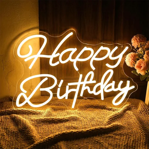 Miniatura 9 de Lets Party - Letrero de neón para decoración de pared de fiesta con regulable, luces de neón para decoración de pared, cumpleaños, boda, despedida