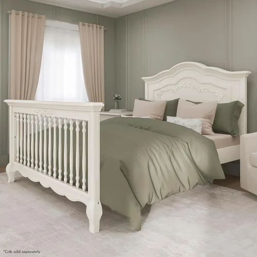 Miniatura 7 de Evolur Riel de cama Aurora, encaje marfil