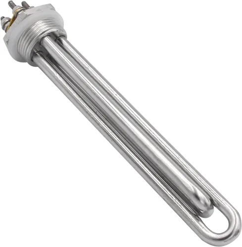 Miniatura 10 de DERNORD Calentador de inmersión de 12V 300W Elemento calentador de agua sumergible Elemento de calefacción de acero inoxidable con ajuste NPSM de 1