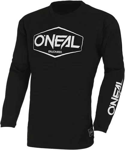 Miniatura 3 de O'NEAL Element Squadron - Camiseta de algodón, color negro/gris, talla S