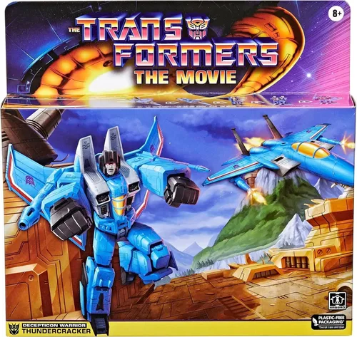 Miniatura 4 de Hasbro The Transformers: The Movie - Figura retro de Thundercracker de 5.5 pulgadas
