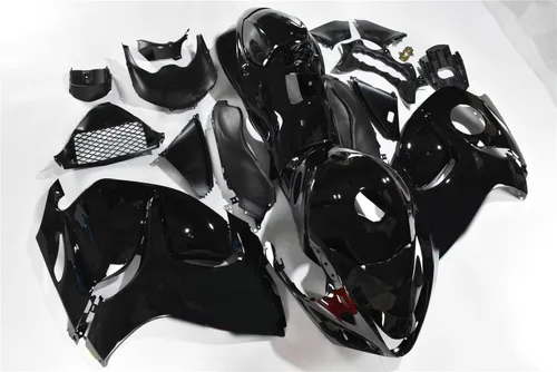 Miniatura 2 de Carenado negro plateado para Suzuki 2008-2019 GSXR 1300 Hayabusa Gen2 inyección ABS plástico Carrocería juego de carrocería del mercado