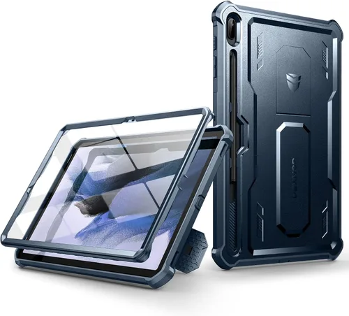 Miniatura 9 de Dexnor Funda para Galaxy Tab S8/S7 de 11 pulgadas, Protector de Pantalla Integrado y Soporte - Porta S Pen, Cubierta Protectora de Cuerpo Completo
