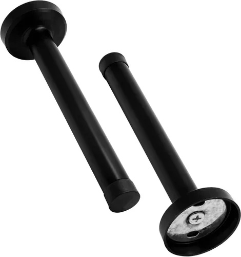Miniatura 5 de 1 tope de puerta de 6 pulgadas, tapón de puerta largo autoadhesivo para puerta, tope de puerta de acero inoxidable con amortiguación de sonido, tope