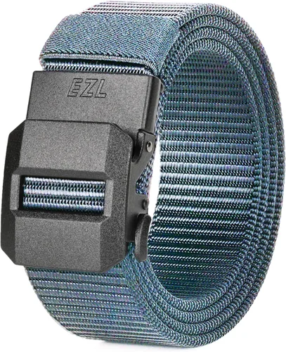 Miniatura 12 de EZL Men's Ratchet Tactical Belt, 1.5" Nylon Web Work Belt with Automatic Slide Buckle, Adjustable Trim to Fit
