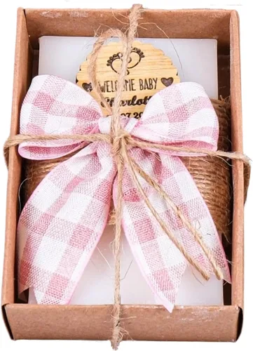 Miniatura 27 de Paquete de 10 decoraciones para baby shower de Happy Times Favors, regalos para baby shower, jabón mini vegano personalizado hecho a mano con aroma