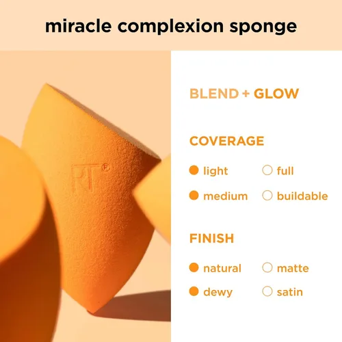 Miniatura 9 de Real Techniques - Juego de 8 piezas de brochas y esponjas Level Up, brochas de maquillaje para sombra de ojos, base, colorete y bronceador, esponja