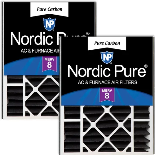 Miniatura 42 de Nordic Pure 20x25x5 (tamaño real: 19 3/4 x 24 1/4 x 4 7/8) Filtro de CA Air Bear MERV 13 Plus Carbon 4 Pack