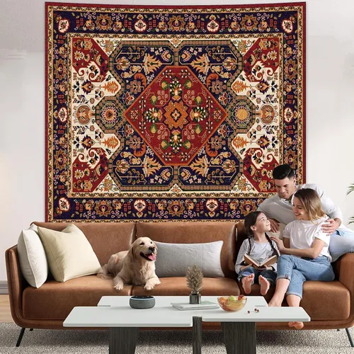 Miniatura 8 de Apdidl Tapiz de Pared Bohemio Hippie para Dormitorio Estético, Tapices de Arte Decorativo de Mandala Bohemio Indio, Colgante de Pared Vertical