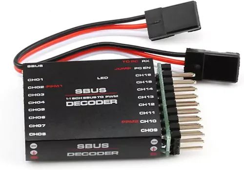 Miniatura 5 de 16CH SBUS a PWM/PPM/DECODER Convertidor para Futaba para Señales SBUS Transmisor Frsky