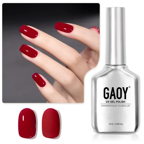 Miniatura 22 de GAOY Esmalte de uñas en gel pastel, 16ml (0.54 onzas líquidas) Rosa, esmalte de gel que se quita remojando y se cura con luz UV para primavera