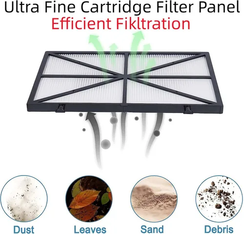 Miniatura 4 de 4 filtros ultra finos para Nautilus CC Plus (no para Nautilus CC), Nautilus CC Supreme, M200/M400/M500, parte # 9991432-R4, kit de repuesto