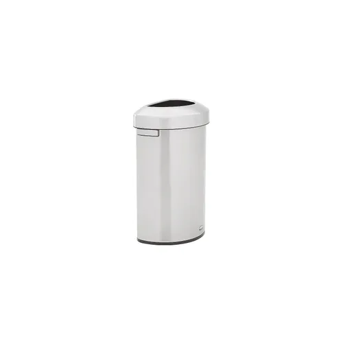 Miniatura 9 de Rubbermaid Commercial Products Refine - Contenedor de basura decorativo, 23 galones, redondo de acero inoxidable para oficinas, centros comerciales