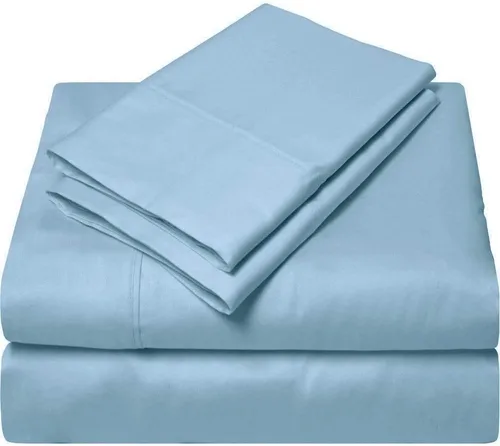 Miniatura 14 de Juego de sábanas de algodón peinado de 1500 TC para colchón de 38 a 17.7 in de profundidad (tamaño doble) Sábanas para cama (trifa, beige)