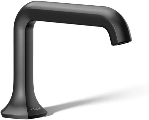 Miniatura 18 de KOHLER 27000-4K-BMB - Grifo de baño de un solo mango con montaje de drenaje emergente, grifo de lavabo de baño de un agujero, 1.0 gpm, negro mate