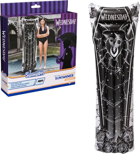 Miniatura 9 de Swimways Wednesday Swim Tube Pool Float, Inflatable Pool Floats & Kids Pool Toys, Swimming Pool Accessories & Beach Essentials for Teens Aged 14 &