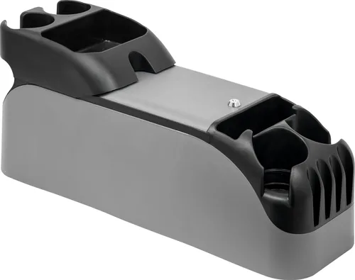 Moblorg Consola central para minivans, SUV, consola central para furgonetas, soportes para tazas adicionales, gran almacenamiento, fabricada en Gris