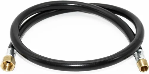 Miniatura 12 de Flame King Conjunto de manguera termoplástica de propano de 120 pulgadas, diámetro interior de 3/8 pulgadas, MPT de 3/8 pulgadas x brida hembra