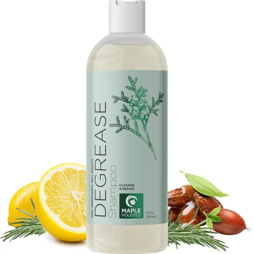 Miniatura 13 de Champú aclarante para cabello graso y cuero cabelludo - Champú de limpieza profunda que elimina la acumulación con aceite de romero - Champú que