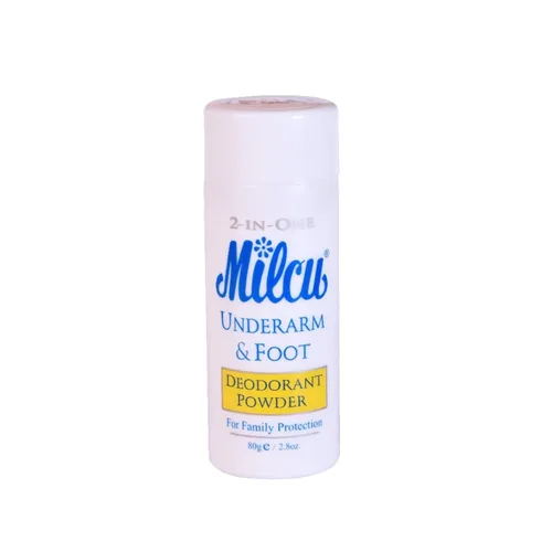 Desodorante en polvo para axilas y pies, 2.82 oz, tamaño grande por Milcu