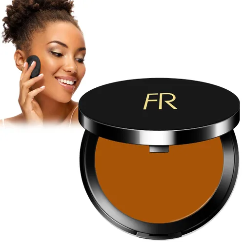 Miniatura 13 de Flori Roberts - Base de maquillaje de crema a polvo, cobertura completa para mujeres de color o tonos de piel más profundos, maquillaje de larga