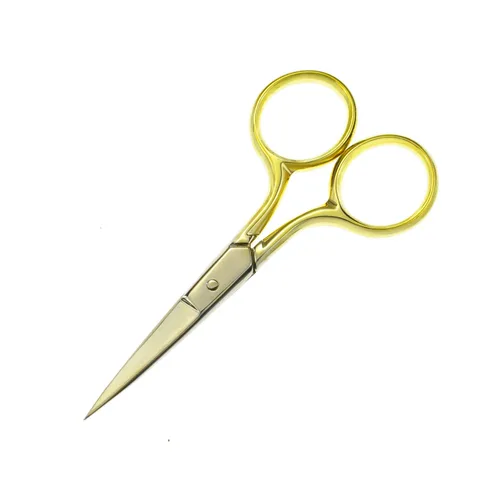 Miniatura 2 de Tijeras profesionales de aseo para cuidado personal, depilación facial y recorte de cejas de nariz y oreja, acero inoxidable, tijeras de punta curva