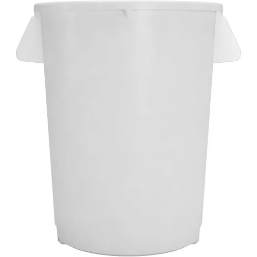 Miniatura 2 de SPARTA Bronco Contenedor de basura redondo para desechos, 20 galones, color blanco, paquete de 6