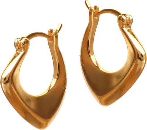 Miniatura 78 de Gempires - Aretes ligeros y gruesos, delicados y minimalistas, hipoalergénicos, chapados en oro, sin deslustre, diseño clásico, para uso diario