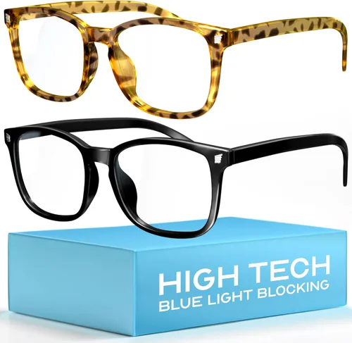 Miniatura 10 de Livho Gafas de Luz Azul de Alta Tecnología - Gafas de Computadora con Bloqueo Avanzado de Luz Azul - Fatiga por Pantalla y Protección UV