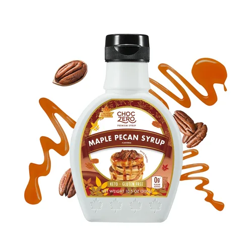 Miniatura 8 de ChocZero Jarabe de Arce, Sin Azúcar, Bajo en Carbohidratos, Sin Alcohol de Azúcar, Sin Gluten, Sin Conservantes, Jarabe de Cobertura para Postres
