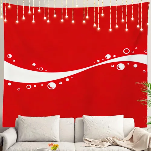 Miniatura 63 de Shrahala Tapiz de pared azul brillante, acuarela azul degradado para colgar en la pared, tapiz grande decorativo de fibra de poliéster, dobladillo