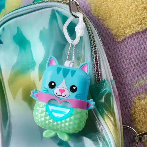 Miniatura 7 de Nano-MALS Pawtricia The Blue Kitty, gato electrónico, más de 70 respuestas, relleno de cesta de Pascua, juguetes interactivos para niñas y niños a