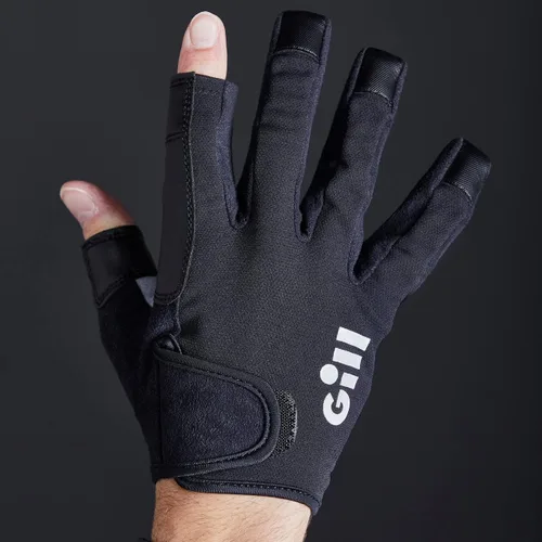 Miniatura 4 de Gill Guantes de vela de campeonato – Dedos largos con dedo y pulgar expuestos – Tela Dura-Grip 50+ protección solar UV y repelente al agua