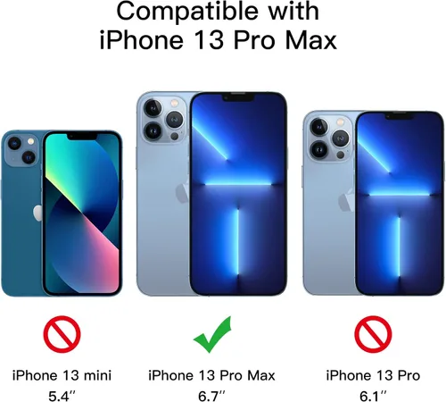 Miniatura 3 de JETech Protector de pantalla de privacidad de cobertura completa para iPhone 13 Pro Max de 6.7 pulgadas, película de vidrio templado antiespía