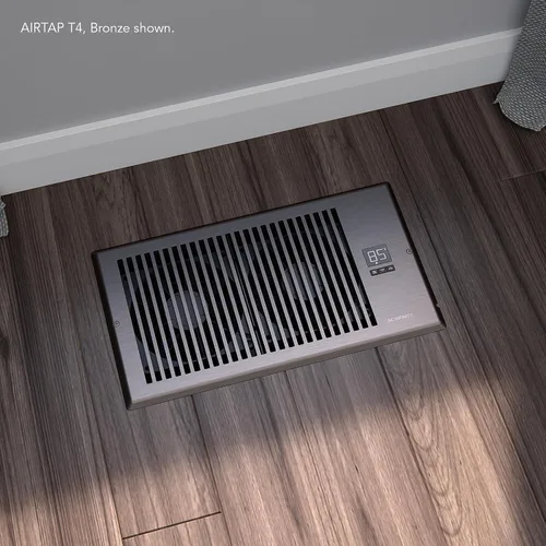 Miniatura 6 de AC Infinity AIRTAP T6 Bronce, ventilador auxiliar para rejillas de 15 x 25 cm, mejora las rejillas de calefacción y refrigeración, silencioso con 10