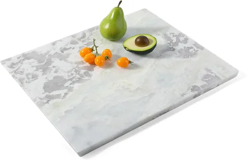 Miniatura 11 de Tabla de cortar de granito Koville para cocina, tabla de queso de losa de mármol grande de 16x12 pulgadas, tabla de servir rectangular para hornear