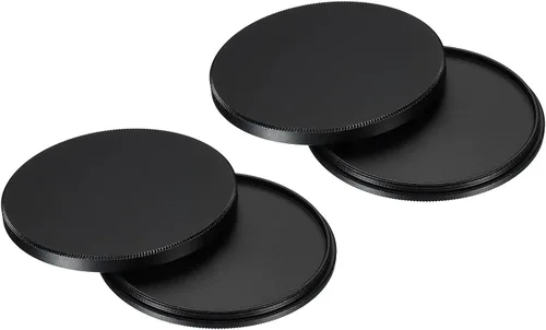Miniatura 6 de PATIKIL Tapa de lente de 1.594 in, 2 unidades de tapa de lente de cámara, cubierta universal frontal de metal para filtro de lente de metal