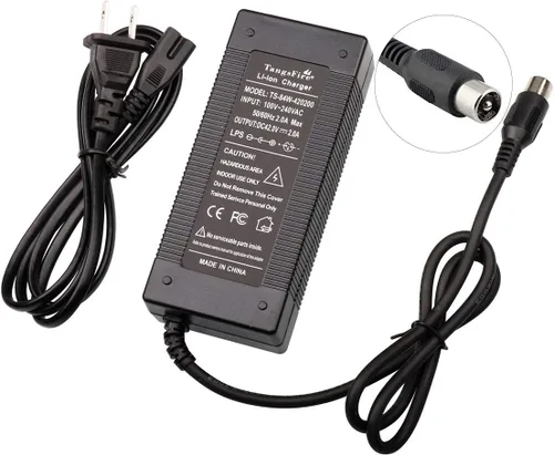 Miniatura 12 de Cargador de batería de 36V 42V 2A con 3-Pin XLR para Mini Dirt 650 Batería 10s 36 Voltaje Volt Batería de iones de litio