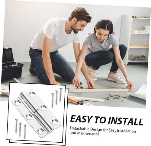 Miniatura 5 de Bisagras de acero inoxidable resistentes de 4 piezas para puertas y ventanas para uso interior y exterior