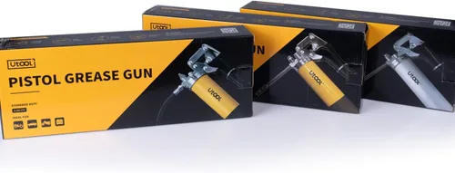 Miniatura 9 de UTOOL Pistola de engrase, 8000 PSI Juego de pistola de engrase resistente con carga de 14 onzas, manguera flexible de resorte de 18 pulgadas, 2