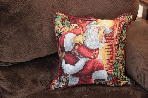 Miniatura 4 de Tache Home Fashion Funda de almohada 16 x 16 Down The Chimney