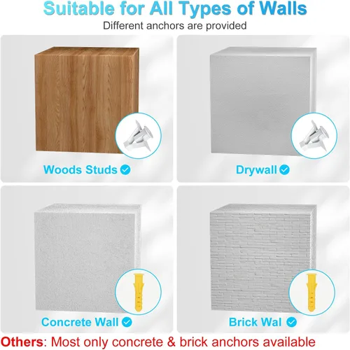 Miniatura 6 de ZUOLACO Soporte de Montaje en Pared para Barra de Sonido para Samsung, Bose, Vizio, LG, Sony, JBL, Sonos y Más Soportes de Barras de Sonido Debajo