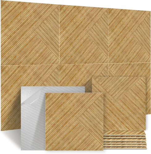 Paneles de pared acústicos, paquete de 6 paneles de pared de tamaño total de 70.8 x 47.2 pulgadas, paneles de pared acústicos decorativos, paneles