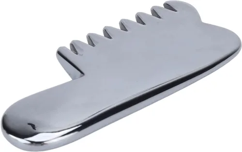 Miniatura 6 de Peine de Terahercios, Gua Sha Terahertz Peine, Masaje Peine Terahercios, Peine de Piedra Terahercios para SPA Acupuntura, Peine de peluquería