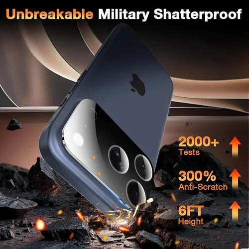 Miniatura 3 de YWXTW Protector de lente de cámara para iPhone 17 Pro, cobertura completa, protector de pantalla de lente de vidrio templado para iPhone 17 Pro