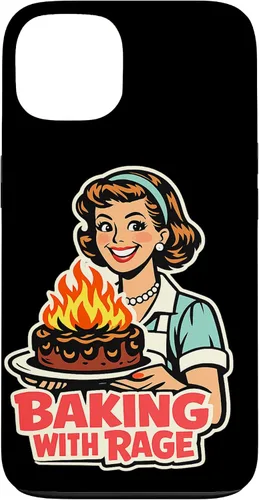Miniatura 7 de Baking with Rage Retro 1950s Housewife Pop Art Humor Case for iPhone 17