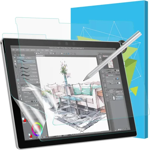 Miniatura 8 de MoKo Protector de pantalla mate para tableta Microsoft Surface Pro 7 Plus/Pro 7/Pro 6/Pro 5/Pro 4/Pro LTE, película PET antirreflejo, escritura