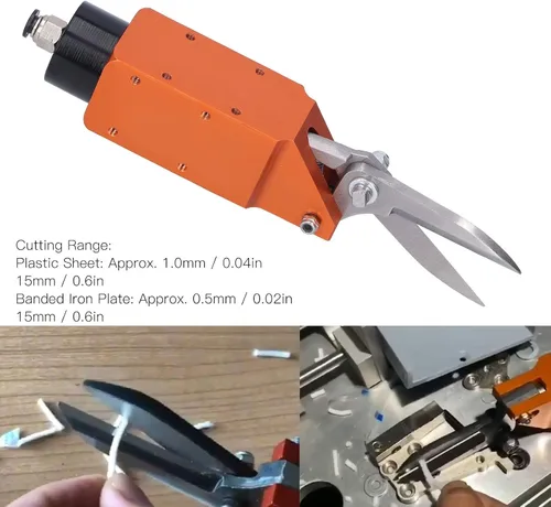 Miniatura 3 de Máquina de corte neumática AM?10?100S del calibrador del esquileo de la hoja de metal de las tijeras de la pinza de aire