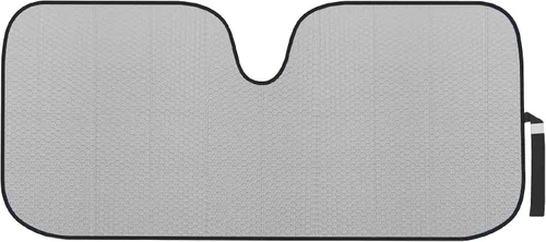 Miniatura 11 de Motor Trend Parasol para parabrisas para automóvil, camión y SUV, negro - Parasol plegable para ventana delantera, protección contra el calor